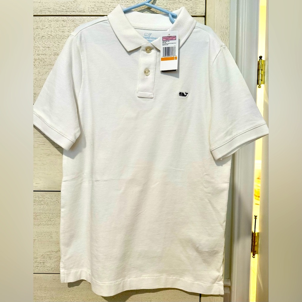 💙NWT vineyard vines classic stretch pique polo